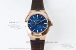 AAA Swiss Vacheron Constantin Overseas Chronograph 37 MM Small Rose Gold Case Blue Face Automatic Watch